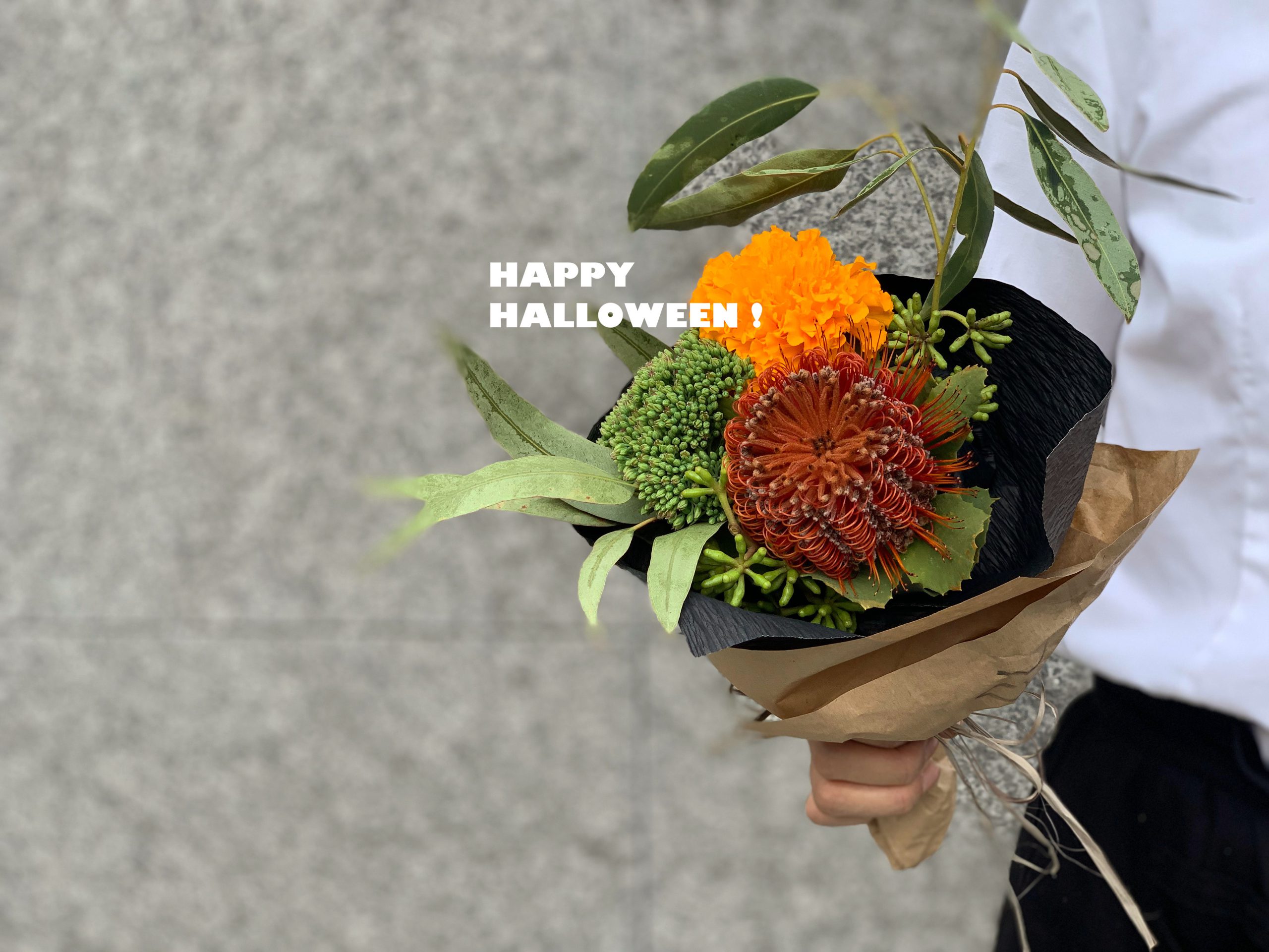 ハロウィンブーケ パケドゥ 富山県富山市のお花屋さん